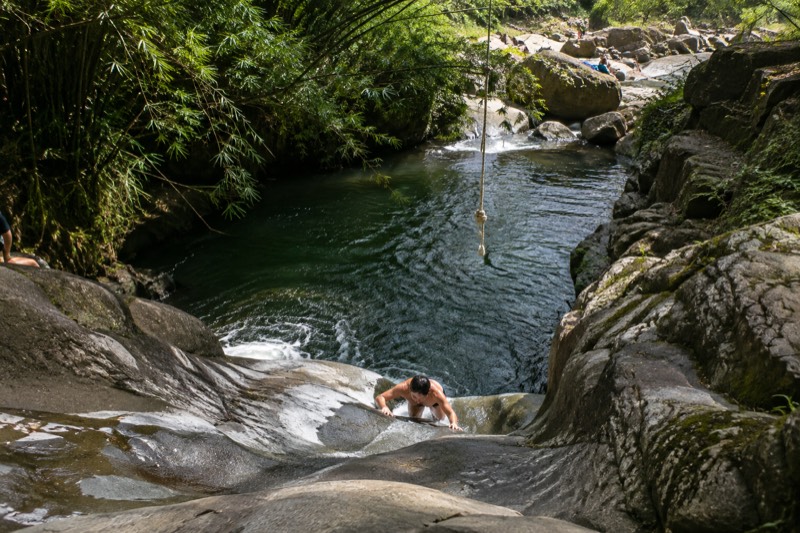 Waterslide, Rope Swing, Cliff Jumps