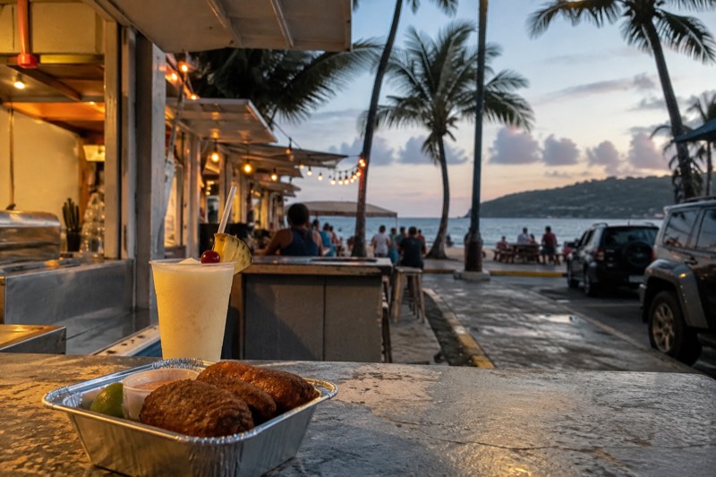 Beach Stop, Food And Photos
