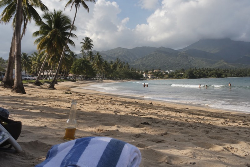 Forest and beach category card, showing a rainforest morning in El Yunque paired with an afternoon on Luquillo beach, the split-day format used by eleven tours in this comparison.